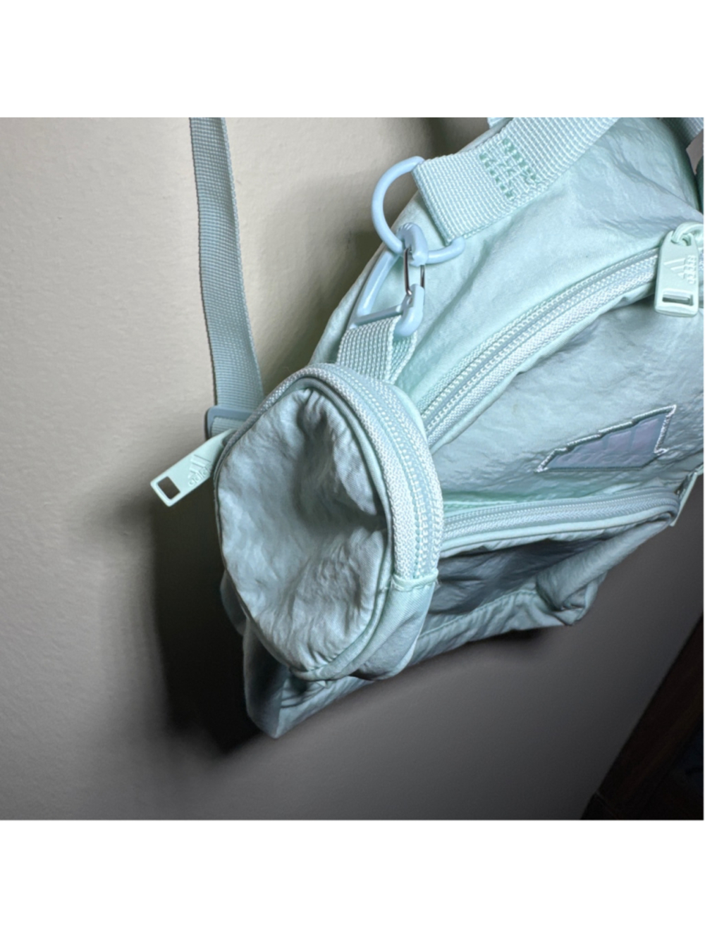 Adidas Mini Backpack One Size Mint Green - Picture 2 of 5